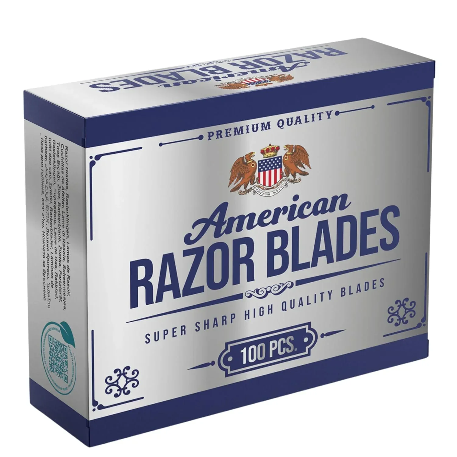 American Razor Blades – Super Sharp Double Edge (100 ct) | The Shave Factory - Image 11