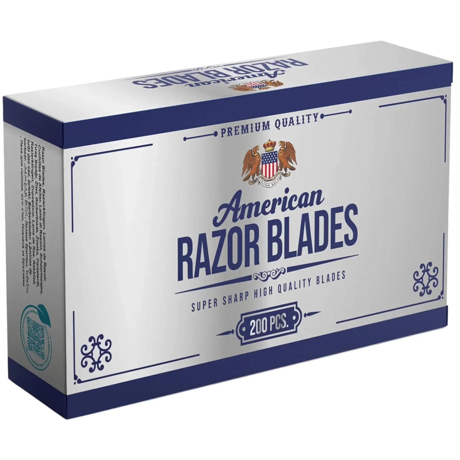 American Razor Blades – Super Sharp Double Edge (100 ct) | The Shave Factory - Image 12