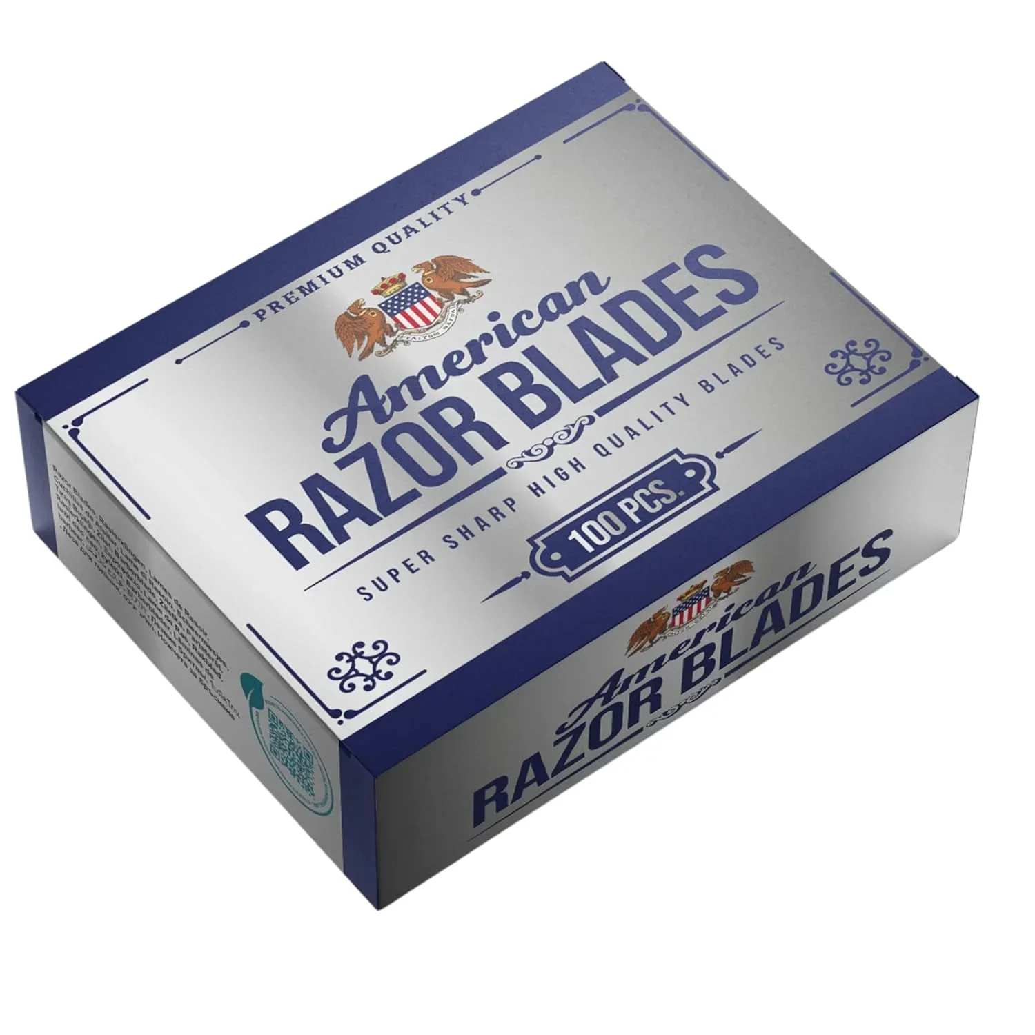 American Razor Blades – Super Sharp Double Edge (100 ct) | The Shave Factory - Image 4