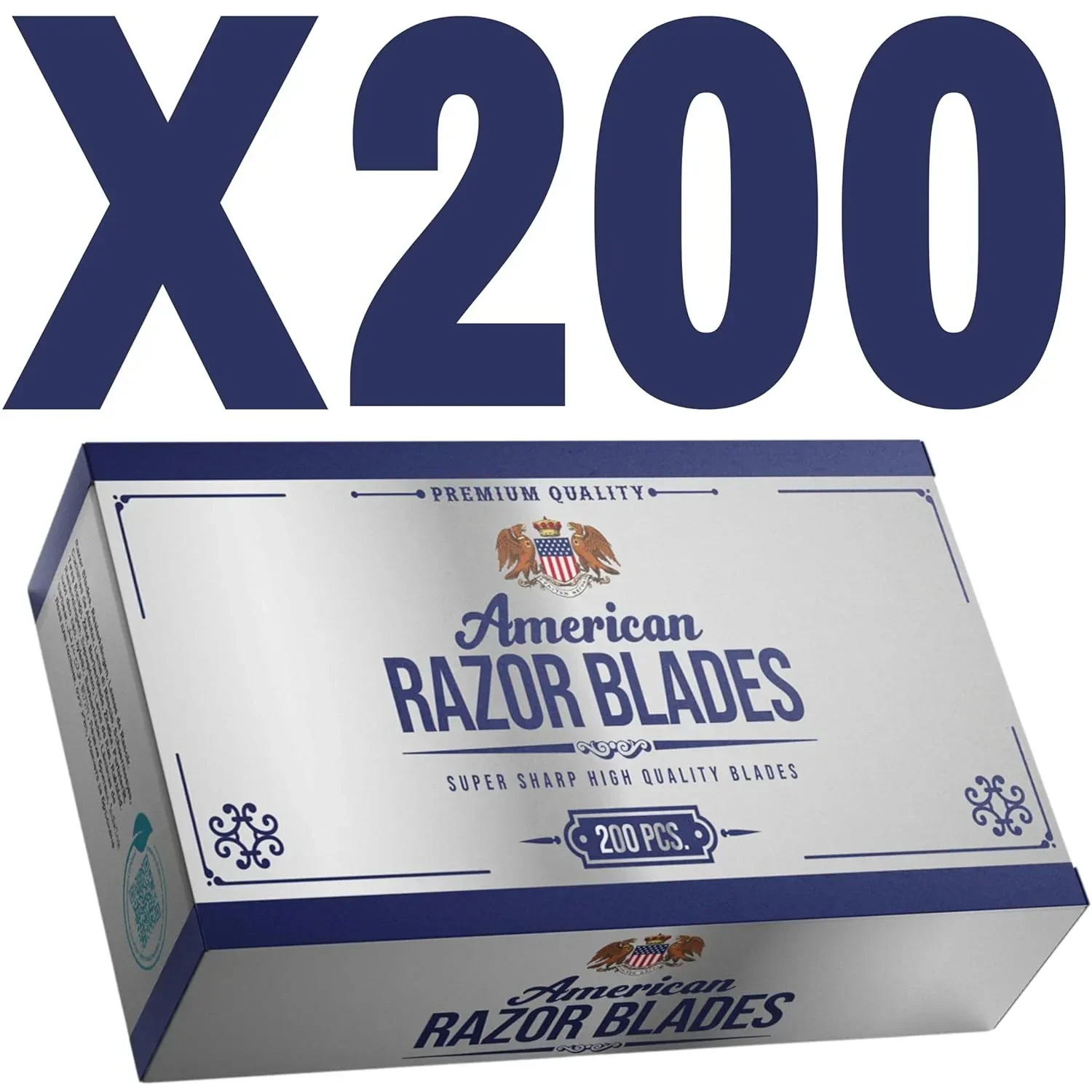 American Razor Blades – Super Sharp Double Edge (100 ct) | The Shave Factory - Image 5