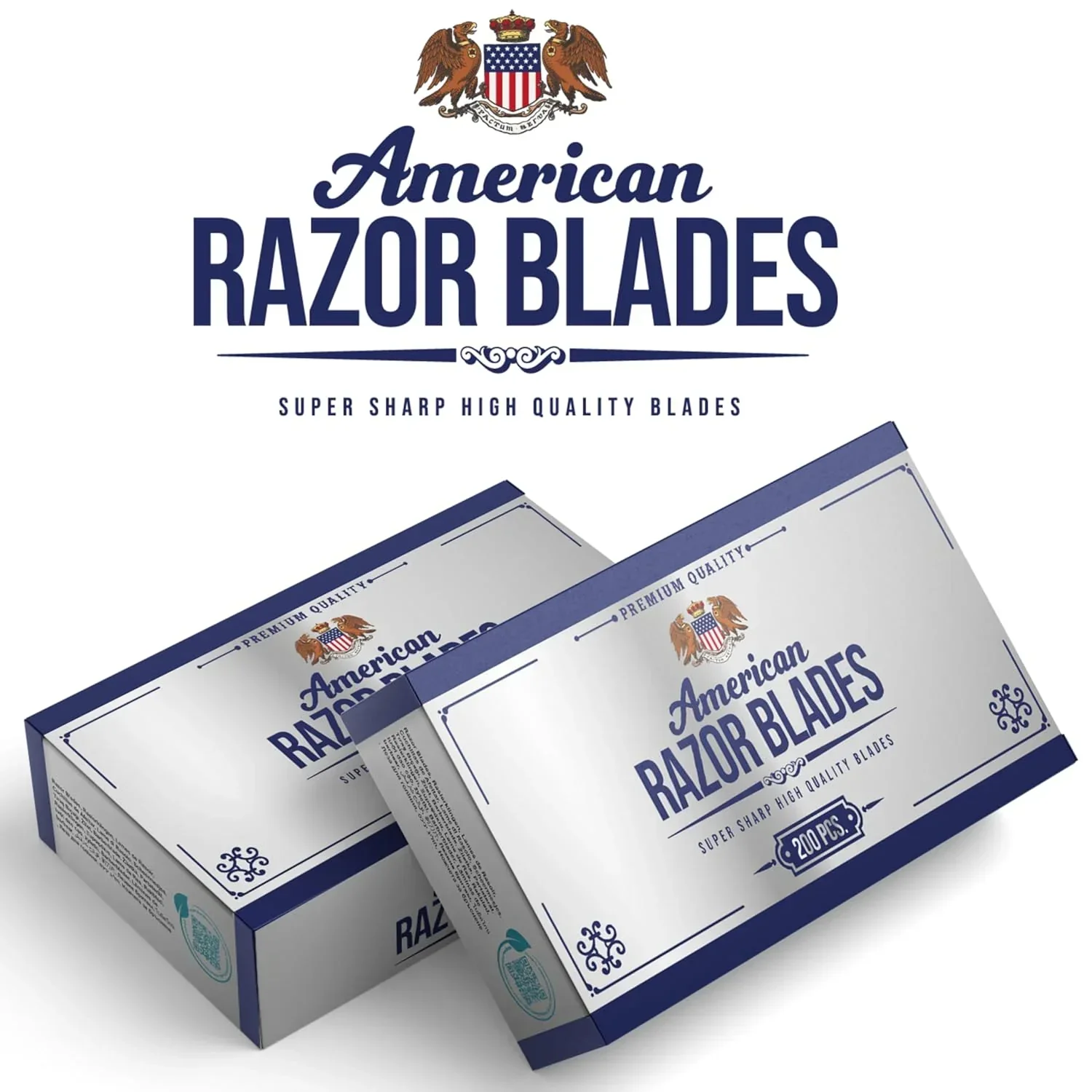 American Razor Blades – Super Sharp Double Edge (100 ct) | The Shave Factory - Image 9