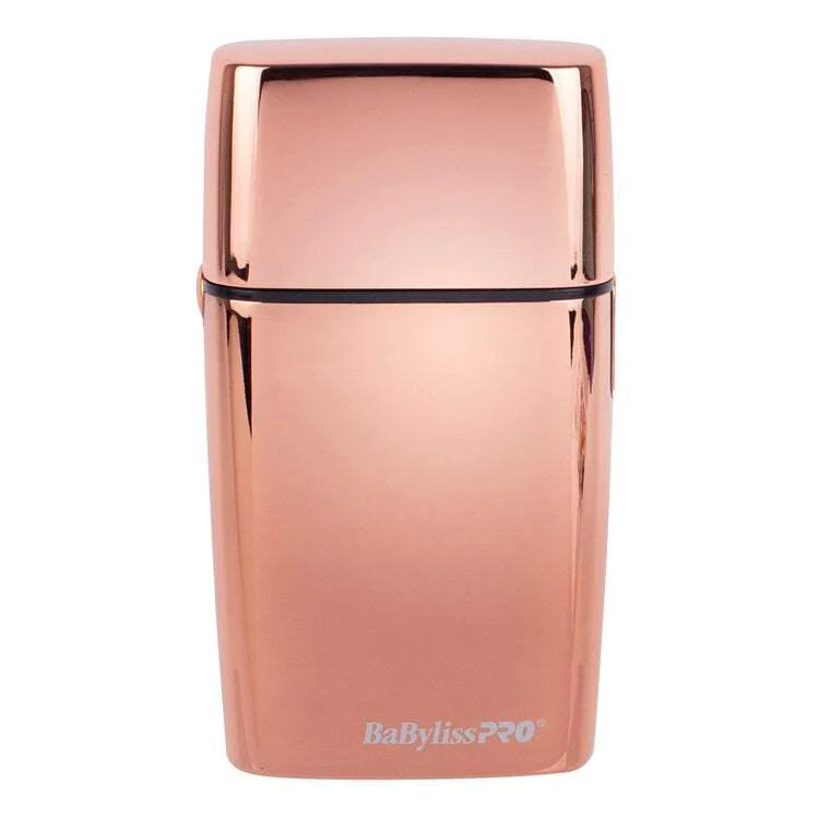 BaBylissPRO Cordless Rose Gold Metal Double Foil Shaver - Image 3