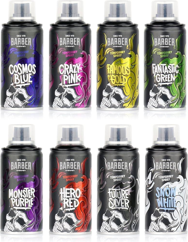 Marmara Barber Hair Color Spray - Fantastic Green 150ml / 5.07 oz - Image 5