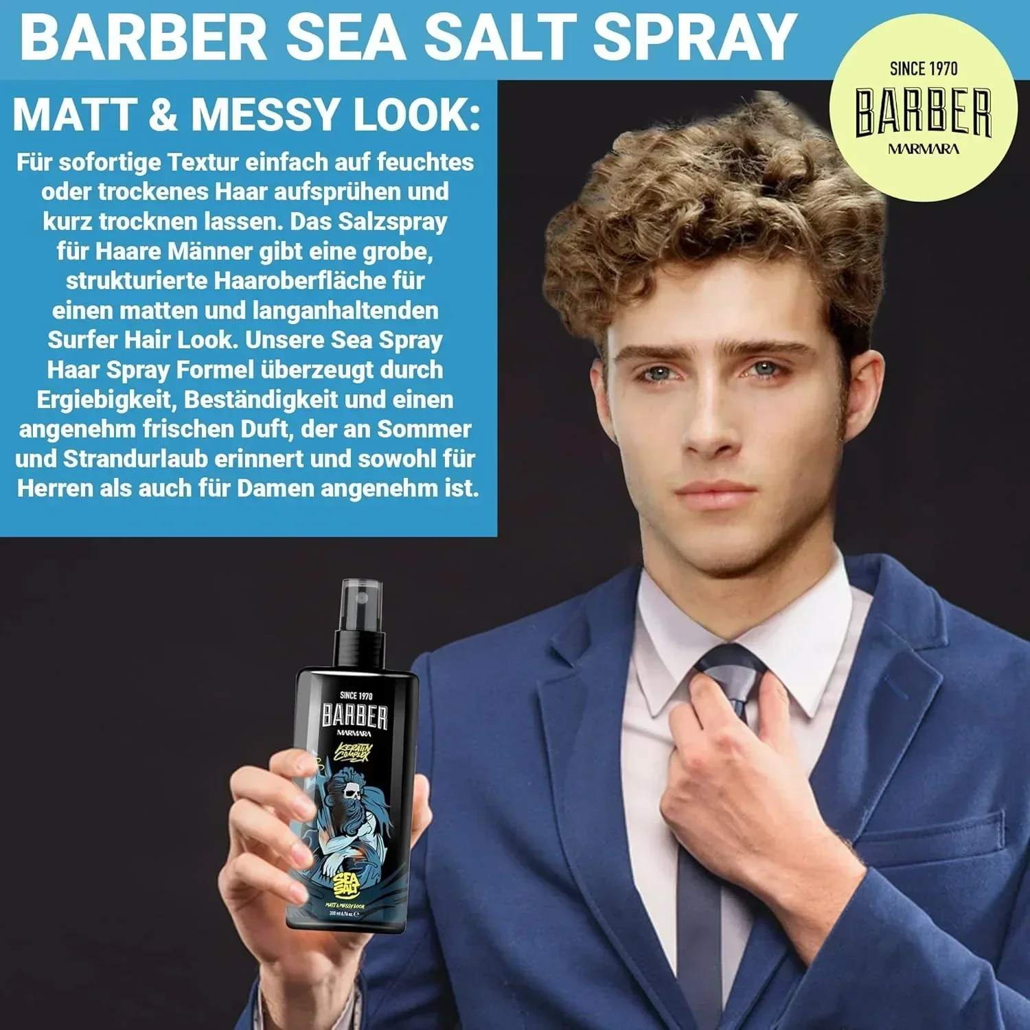 Marmara Barber Sea Salt Spray 6.7 oz Multipack - Image 7