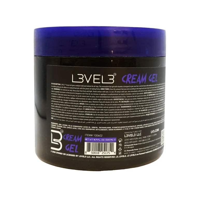 LV3 Hair Gel Cream 16.9 Oz - Image 4