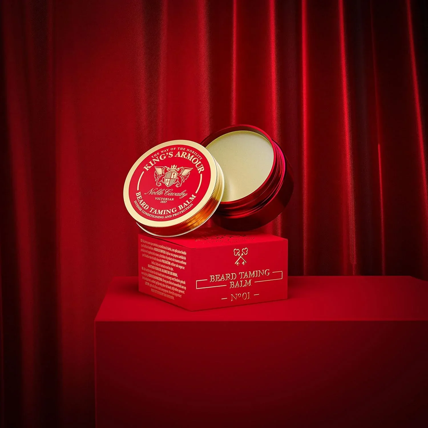 King’s Armour Beard Balm (50ml / 1.69 oz)–Styles, Strengthens, Softens and Grooms Beards and - Image 7