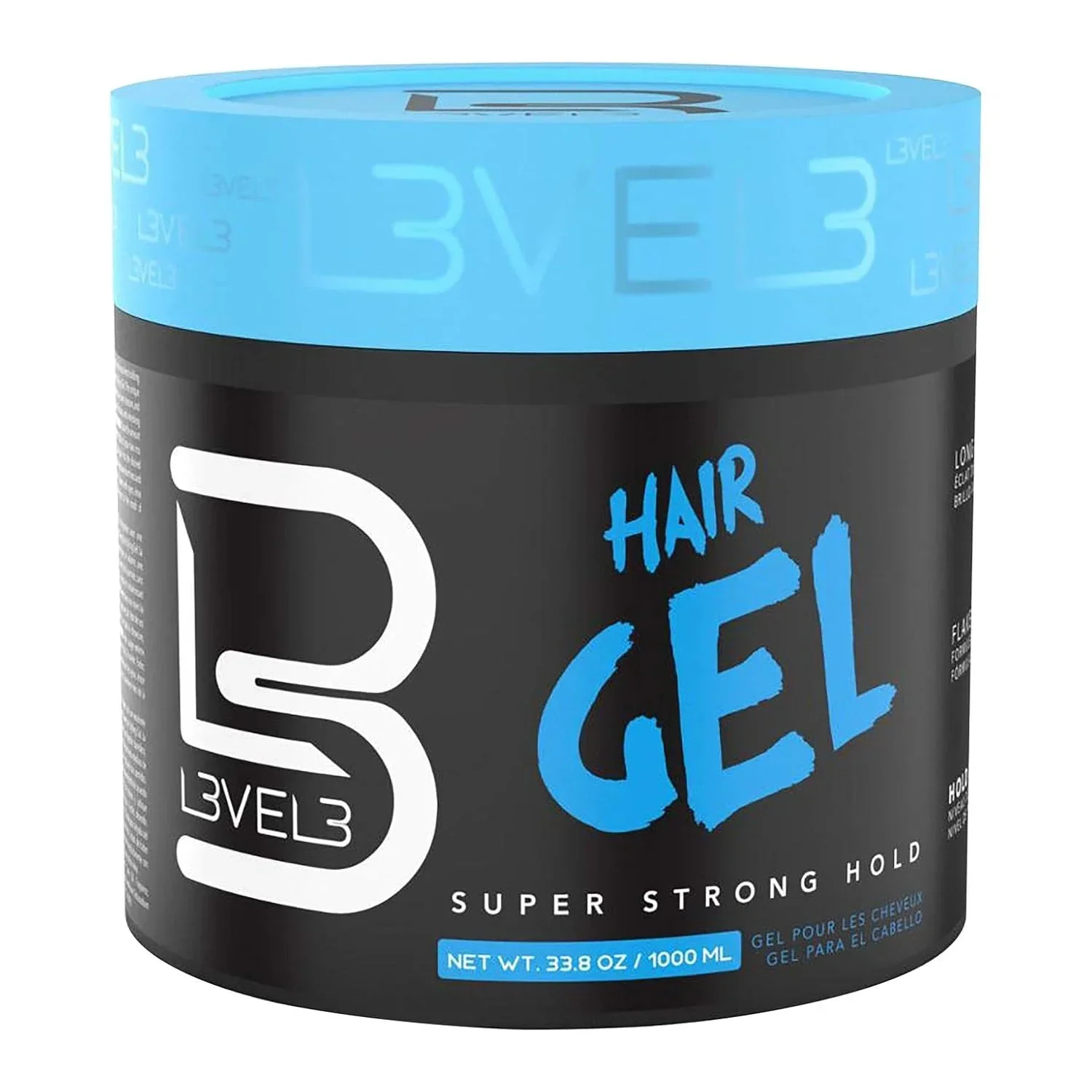 L3VEL3 Hair Styling Gel 33.8 oz - Image 5
