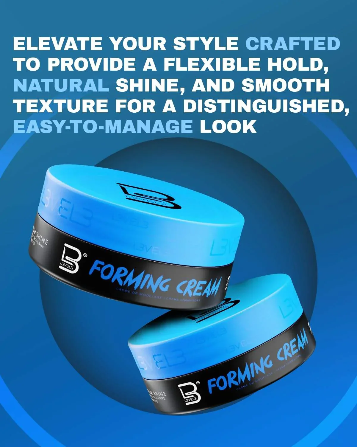 L3VEL3 Hair Styling Forming Cream 5 oz - Image 7