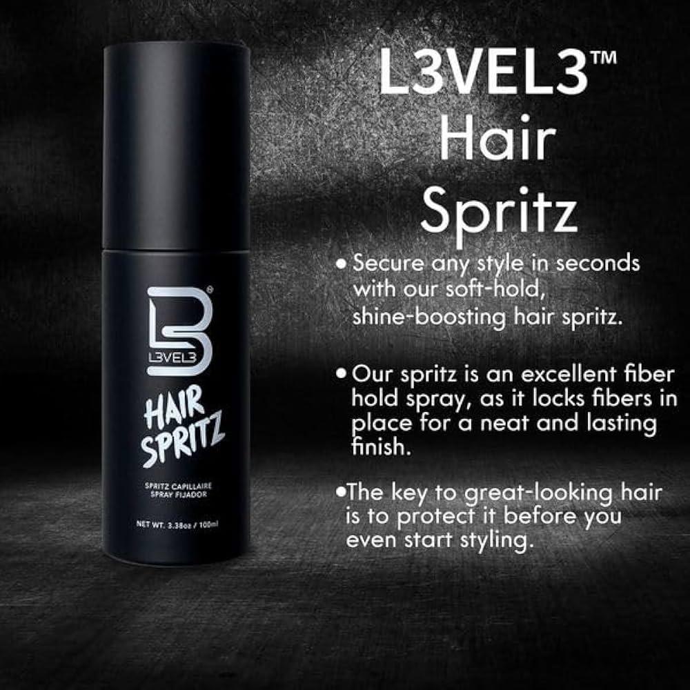 L3VEL3 Hair Spritz Spray 3.3 oz - Image 6