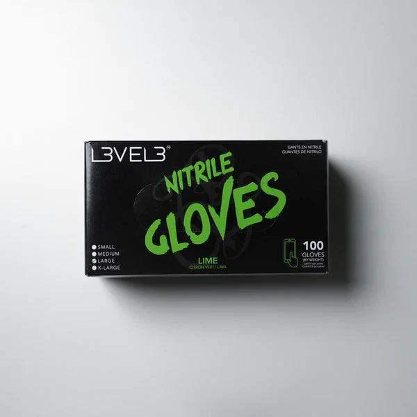 Level 3 Nitrile Gloves (100ct) - Lime Small Small - Image 4
