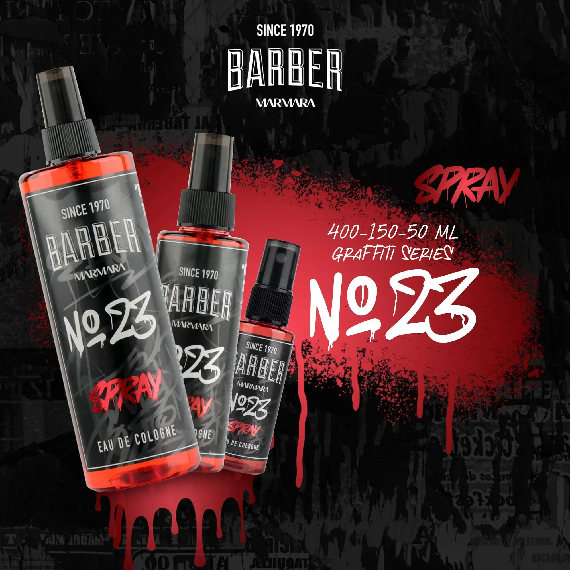 Marmara Barber Aftershave Cologne Graffiti No.23, 13.5 oz - Multipack - Image 4