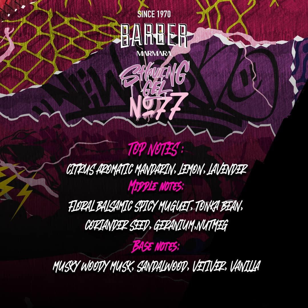 Marmara Barber Shaving Gel No.77 - 34 oz - Multipack - Image 4