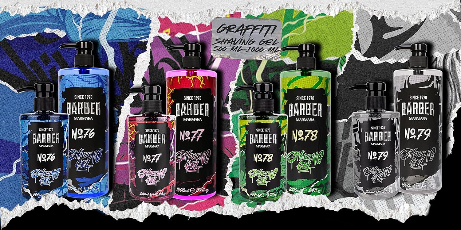 Marmara Barber Shaving Gel No.77 - 34 oz - Multipack - Image 5