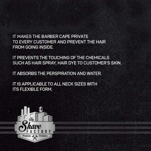 The Shave Factory Neck Strip 100 strips - 5 Roll pack - BLACK - Image 3