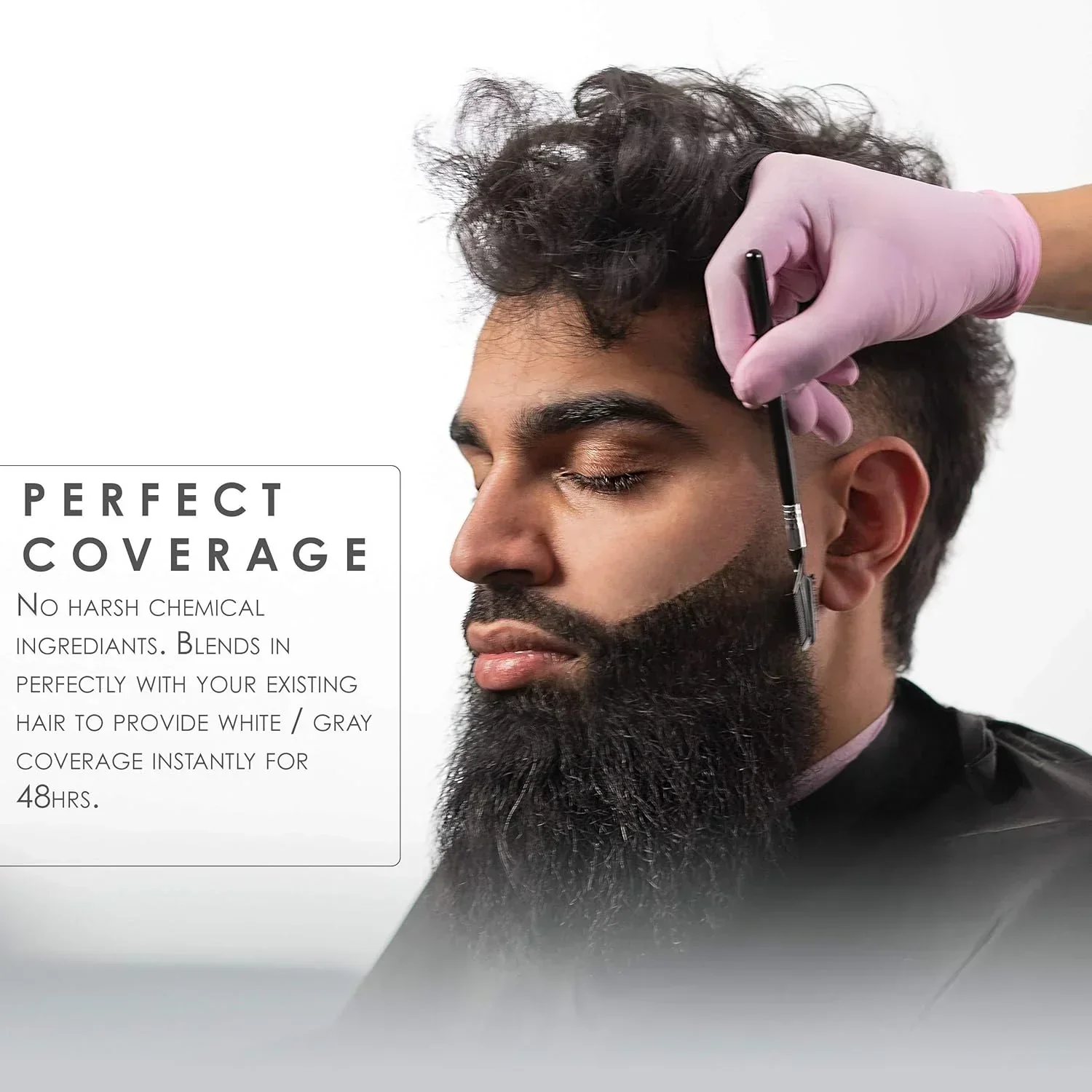 L3VEL3 Temporary Hair Color Black - Image 3