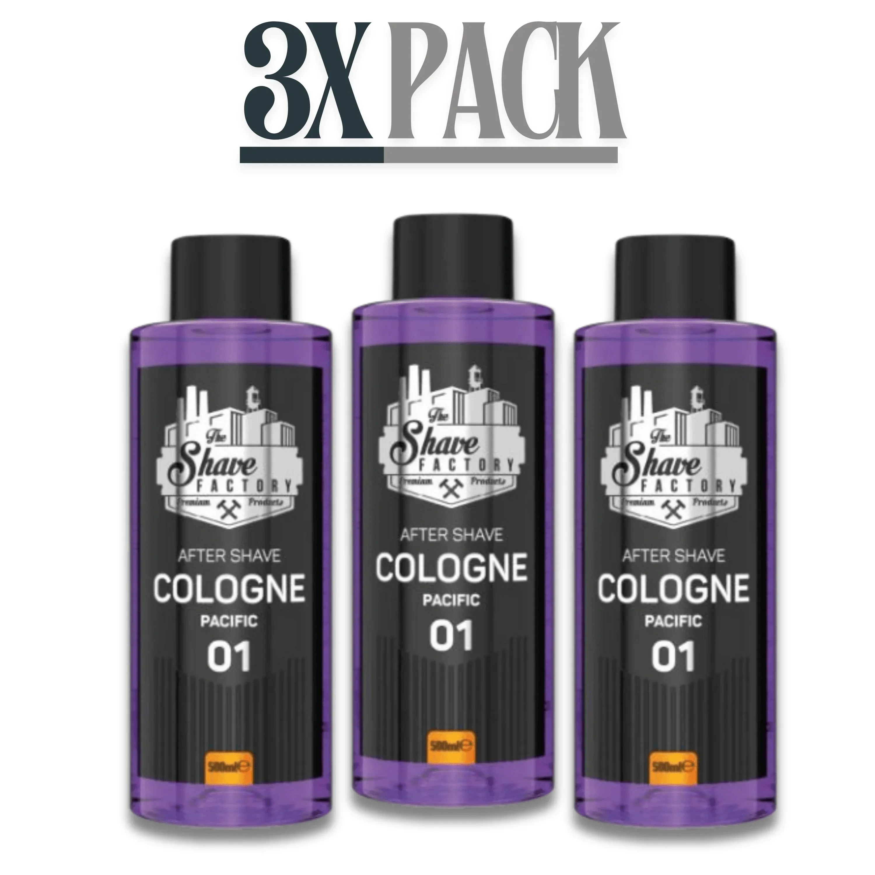 The Shave Factory After Shave Cologne 01 Pacific 16.9 oz Multipack - Image 3