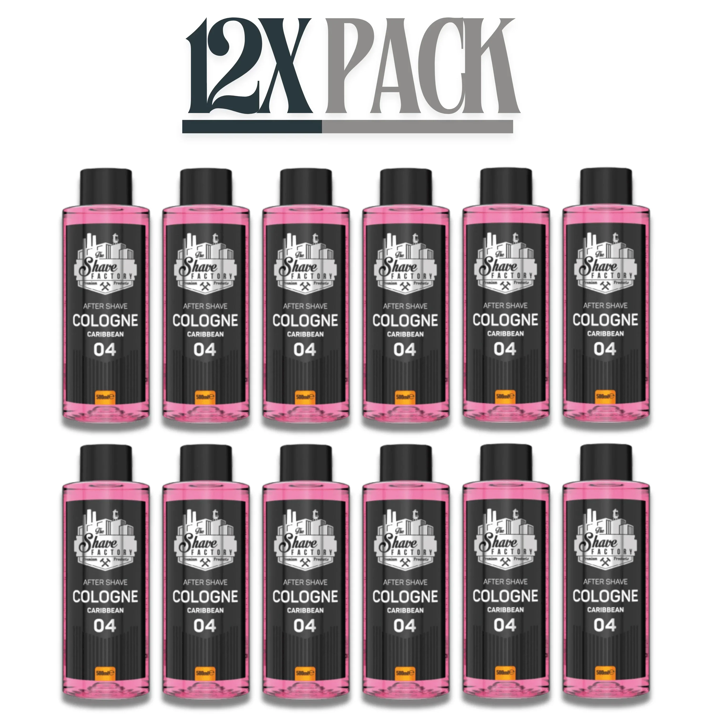 The Shave Factory After Shave Cologne 04 Caribbean 16.9 oz - 500 ml Multipack - Image 4