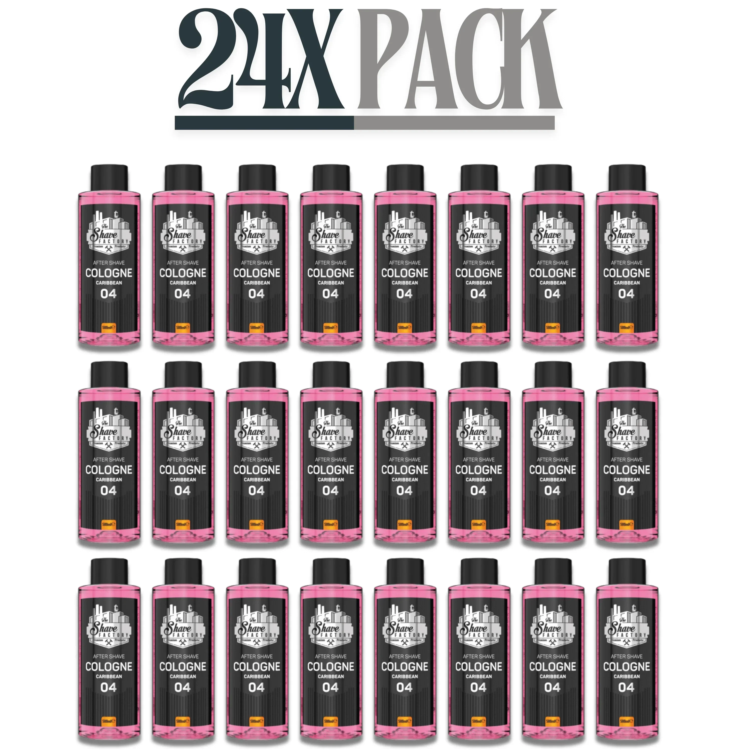 The Shave Factory After Shave Cologne 04 Caribbean 16.9 oz - 500 ml Multipack - Image 5