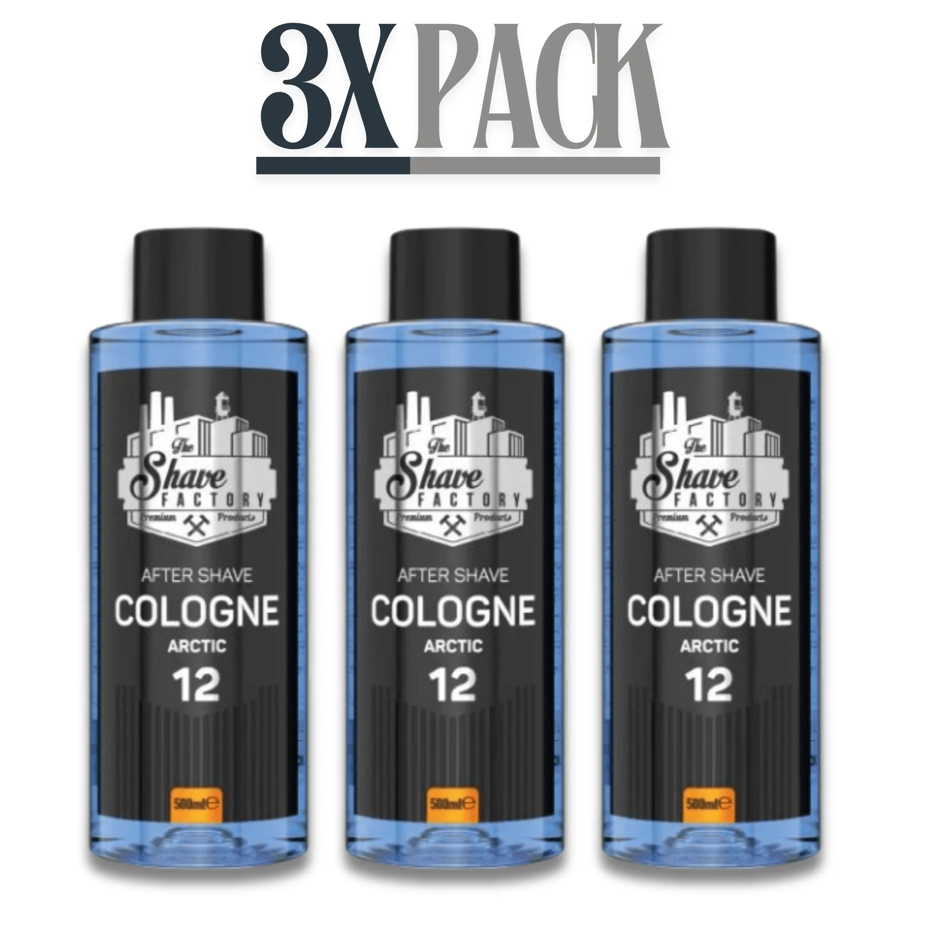 The Shave Factory After Shave Cologne 12 Arctic 16.9 oz Multipack - Image 3