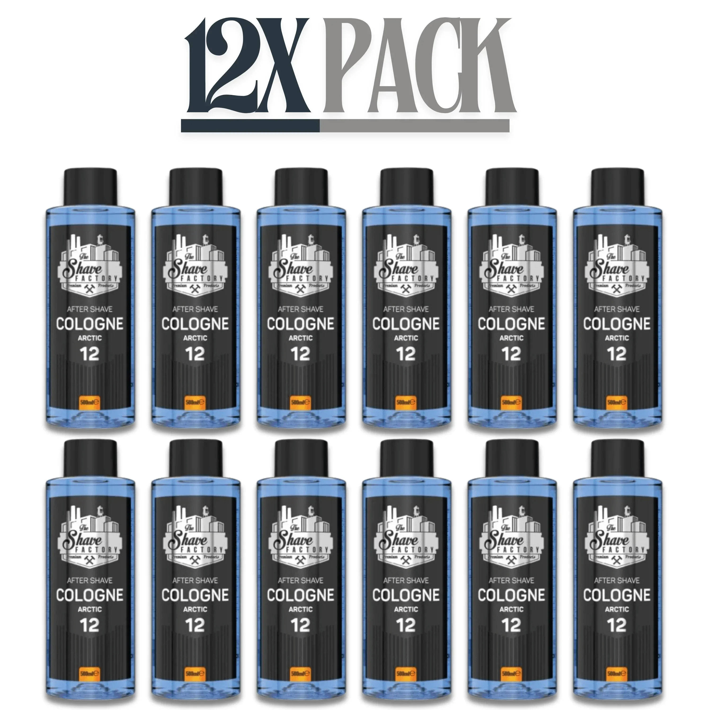 The Shave Factory After Shave Cologne 12 Arctic 16.9 oz Multipack - Image 4