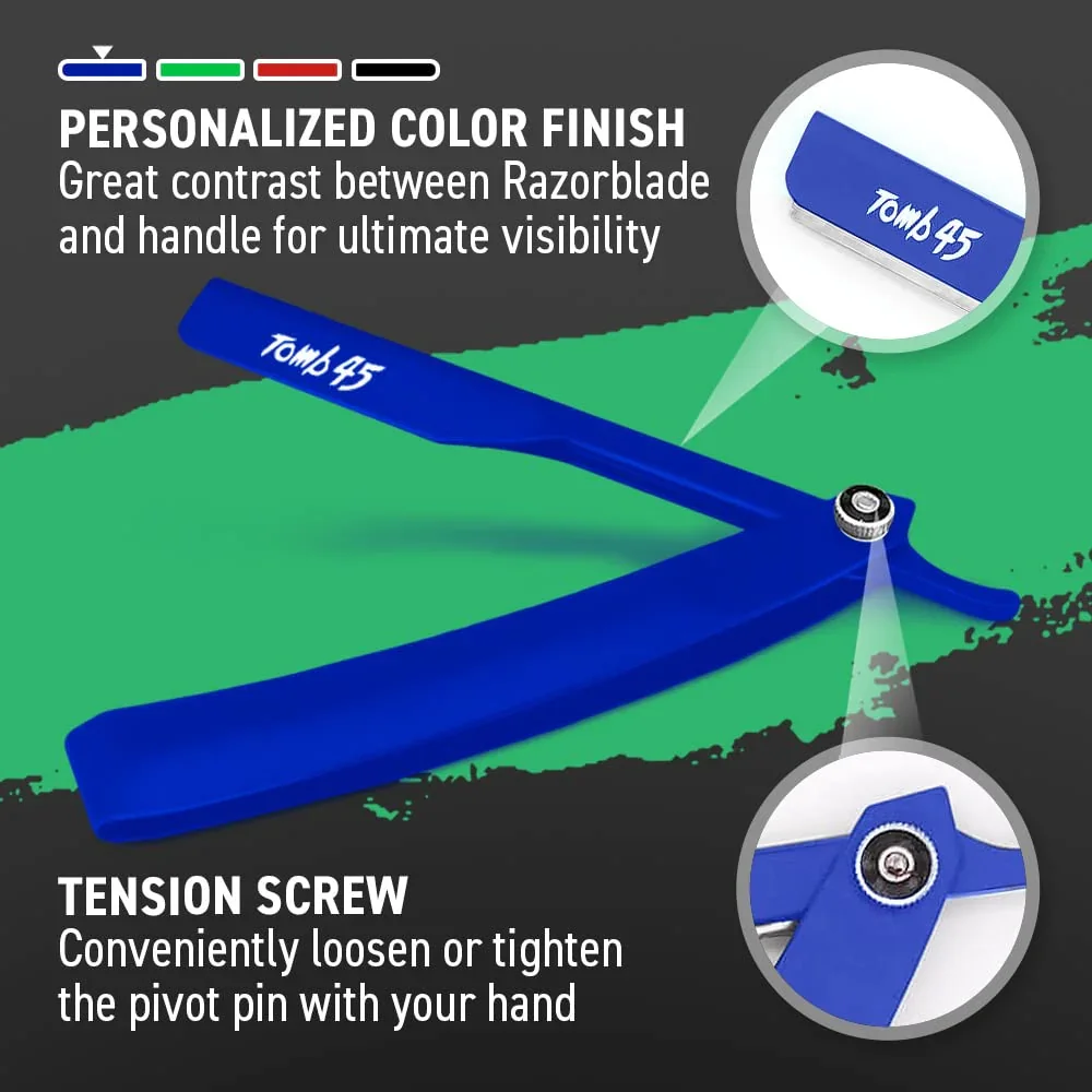 Tomb45 Triple Cartridge Razor Holder - Black 0.6lb - Image 3