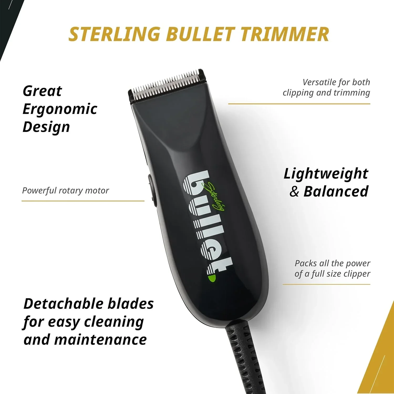 Wahl Sterling 4 Clipper with Sterling Bullet Trimmer Combo - Image 10