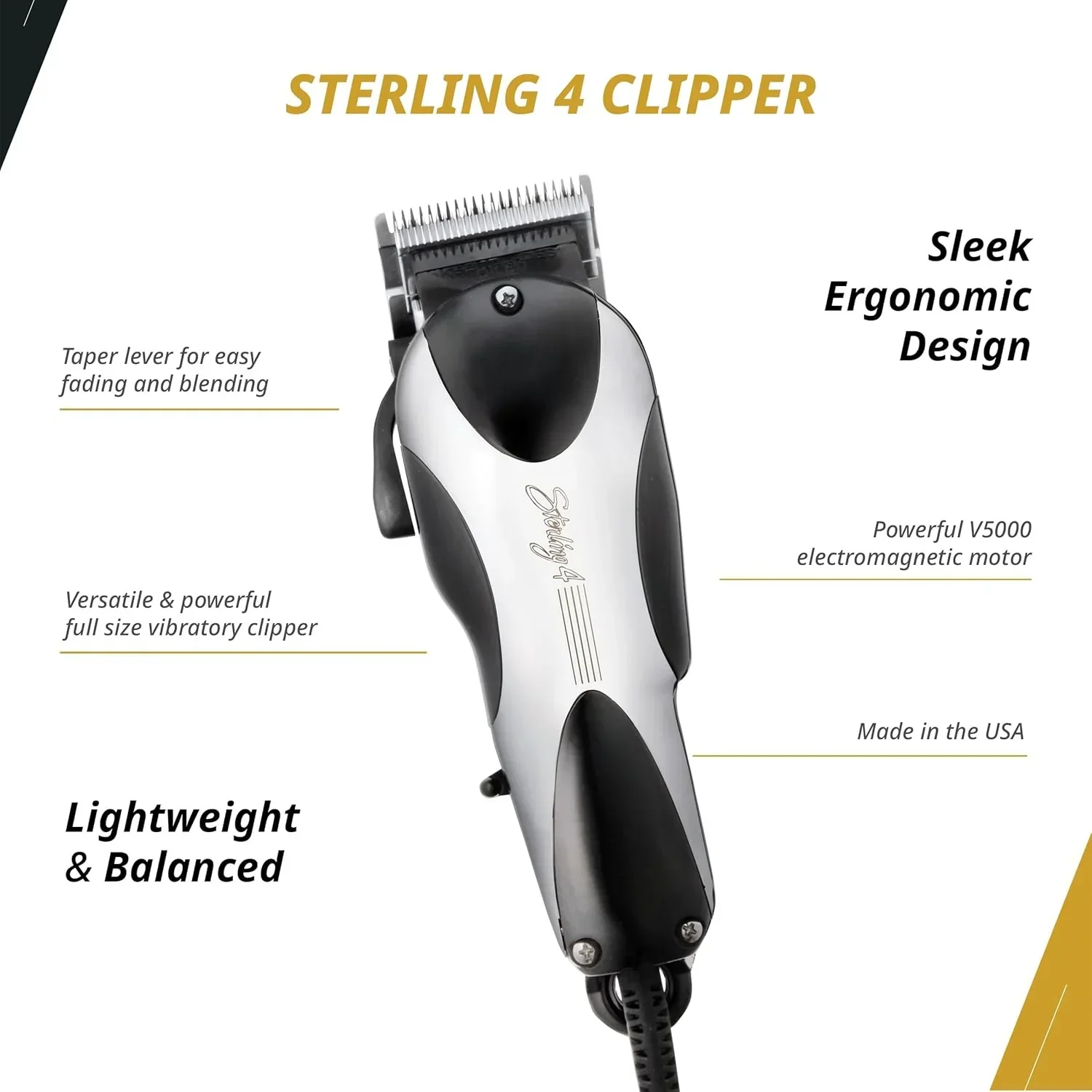 Wahl Sterling 4 Clipper with Sterling Bullet Trimmer Combo - Image 9